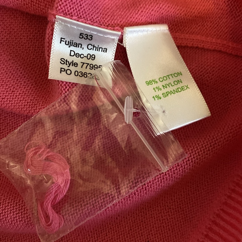 Lilly Pulitzer Pink Cropped Cardigan - Picture 5 of 5
